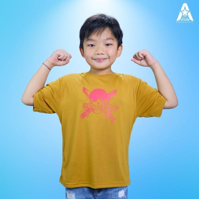 

Terlaris Baju One Piece Zoro Sanji Kuning Kunyit, Baju Anak Laki-Laki,Baju Anak Usia 4-15 Tahun