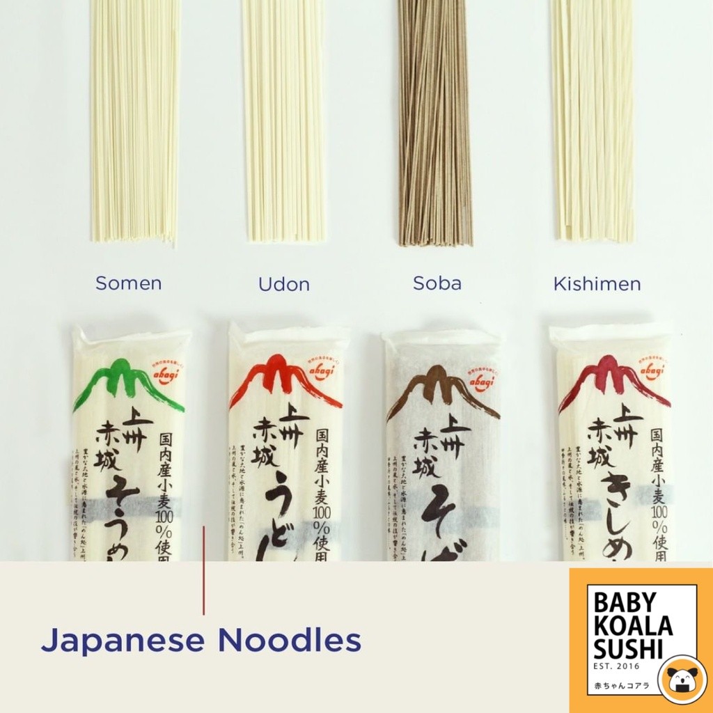 

JOSHU AKAGI Ramen Udon Soba 270 g Mie Kering Import Jepang