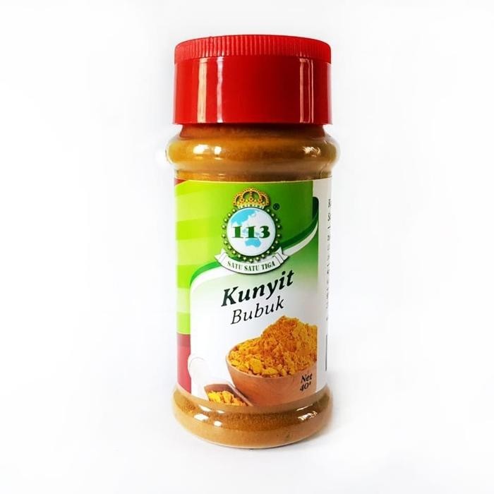 

Terlaris Bumbu 113 Kunyit Bubuk Tumeric Powder 40 Gram