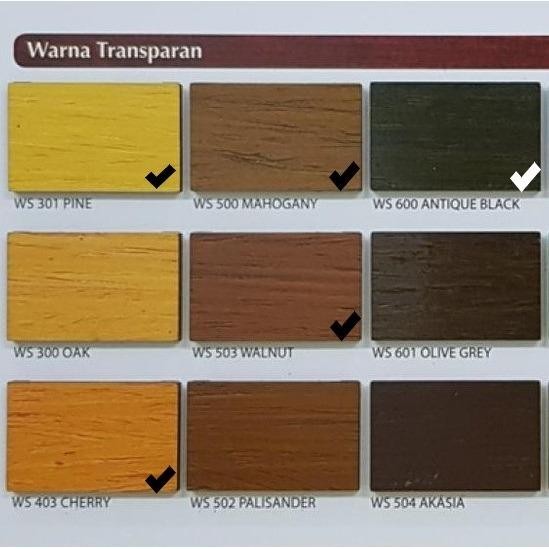 JTTOP" PELITUR AIR MOWILEX WOODSTAIN PREMIUM WOOD PAINT PELITUR KAYU PLITUR