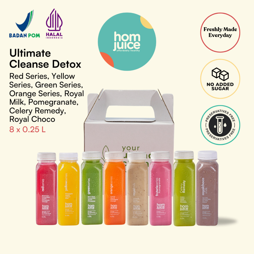 

Hom Ultimate Cleane Deto 8 250 Ml Coldpreed Judeto