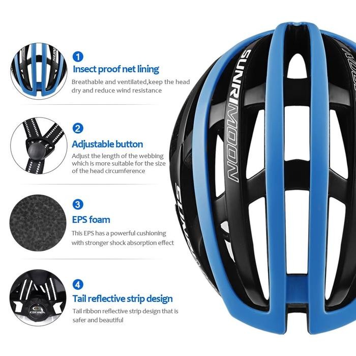 Sunrimoon Rm-24 Bicycle Helmet - Helm Sepeda #Gratisongkir #Sale #Discount