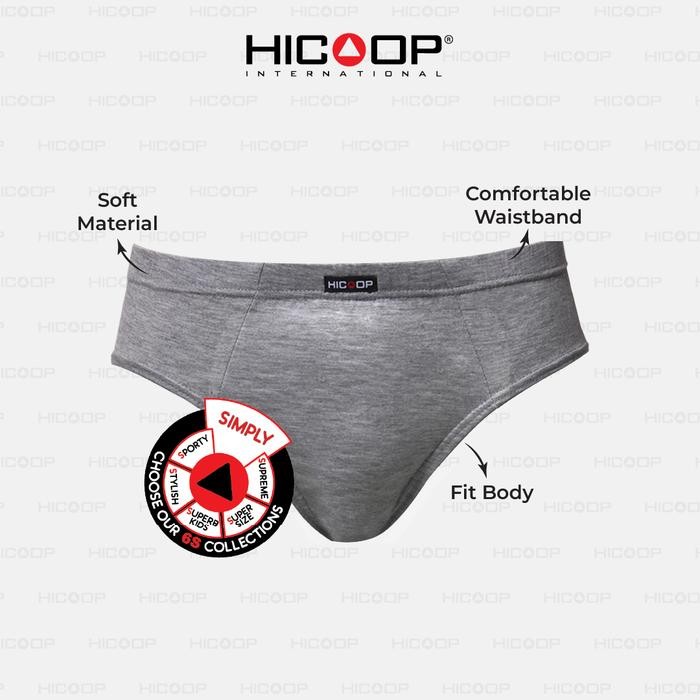 MILIKI SEGERA CELANA DALAM PRIA DEWASA HICOOP MEN HB-01 WQL