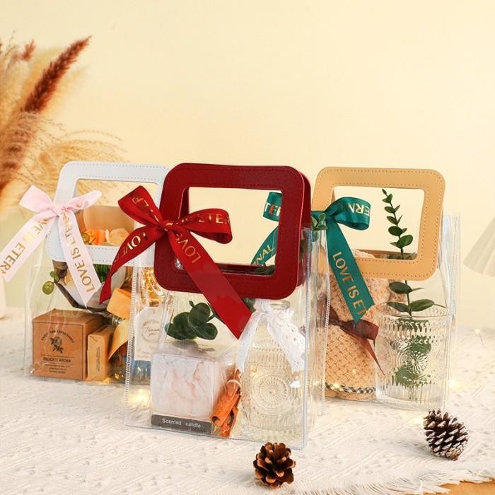 JTTOP" KANTONG SOUVENIR TRANSPARAN, SOUVENIR TRANSPARANT PLASTIC BAG