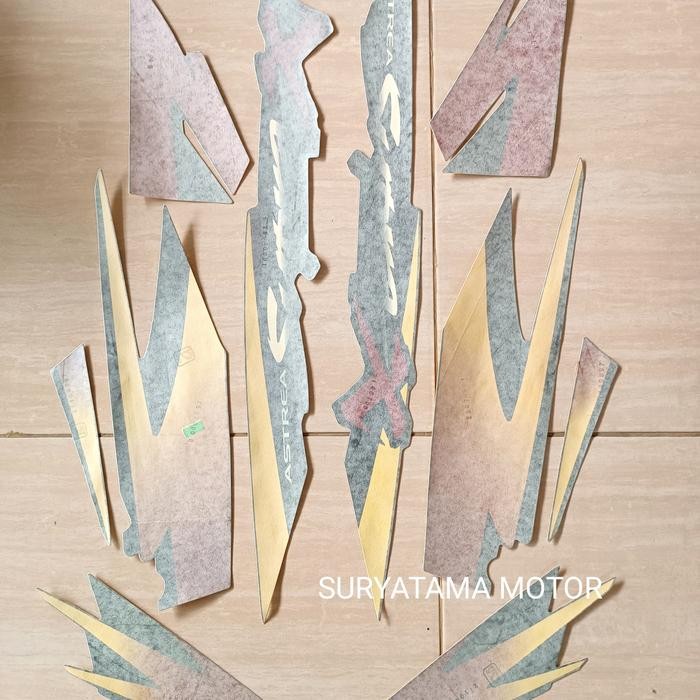 Ready JT striping sticker lis supra x lama supra 100 original hitam abu abu