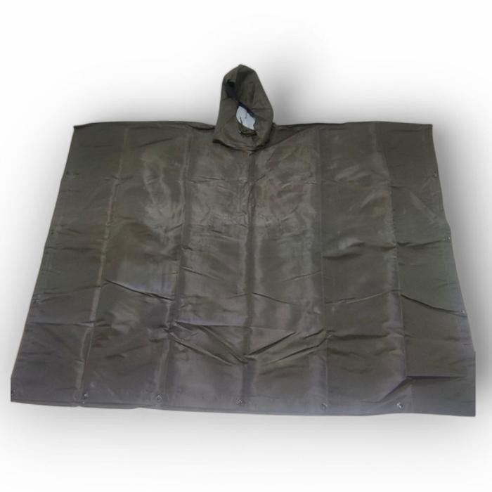 Ponco hijau jatah polri / jas hujan pembagian Brimob