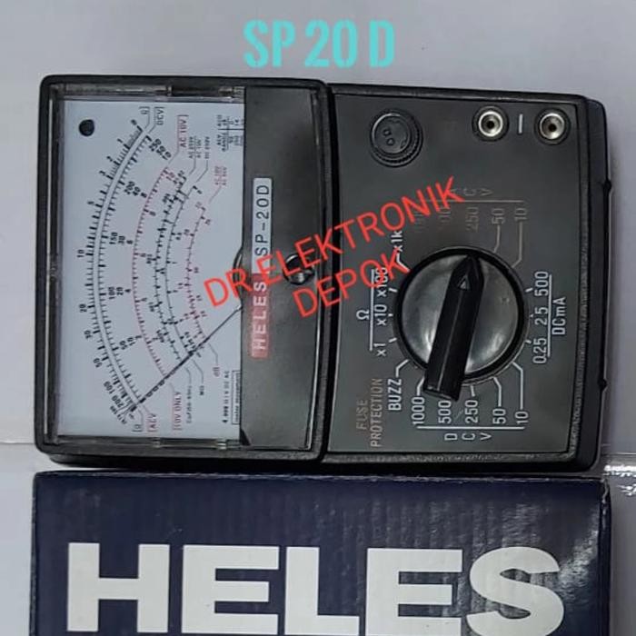 Paling Baik Multimeter Ori Avometer Multitester Analog Heles Sp 20 D Sp20D