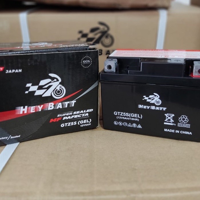 Berkahsspeed Aki Motor Honda Beat Heybatt Gtz-5S Gel