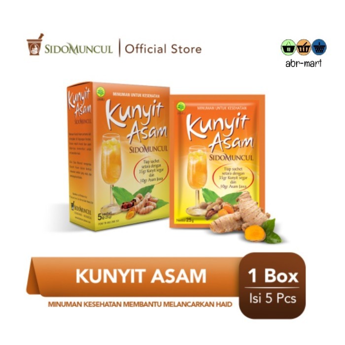 

Terlaris Sido Muncul Minuman Kunyit Asam 5'S - Membantu Melancarkan Haid