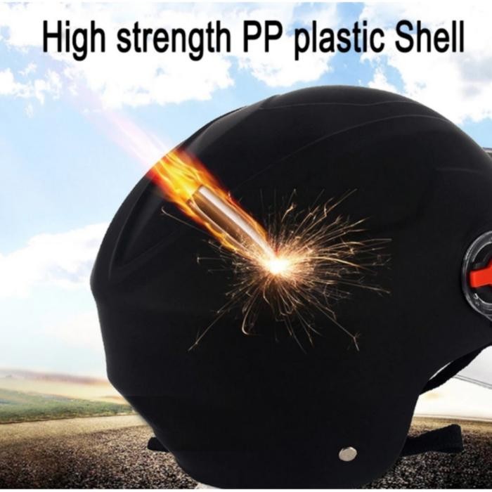 Goplus Helm Sepeda Motor Skuter Listrik Elektrik Scoopy Half Face Open #Gratisongkir #Sale #Discount