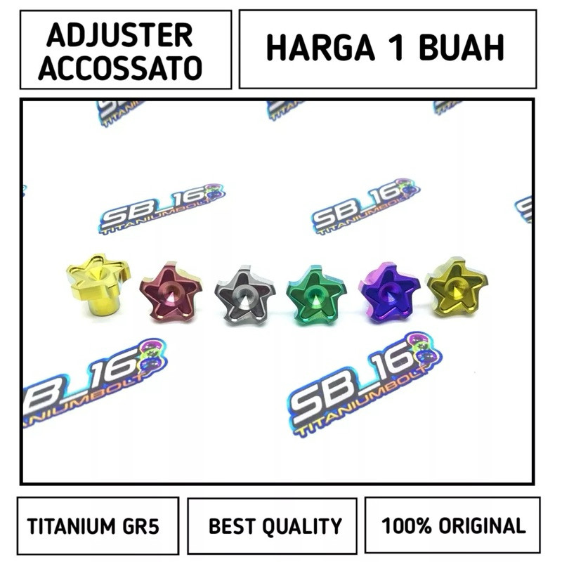 MUR ADJUSTER KOPLING REM ACCOSATTO TITANIUM GR5