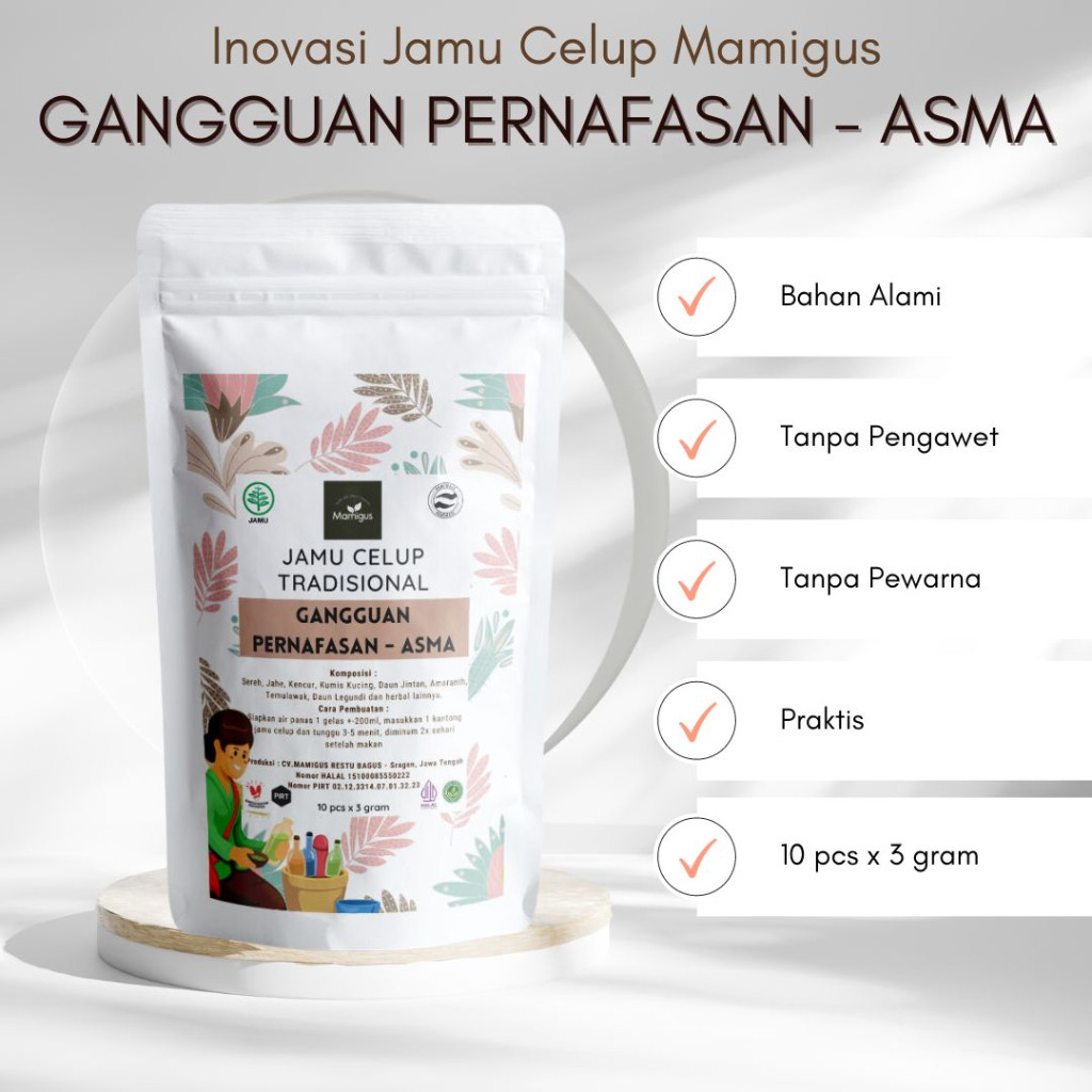 

TERMURAH!! Jamu Celup Tradisional GANGGUAN PERNAFASAN / ASMA