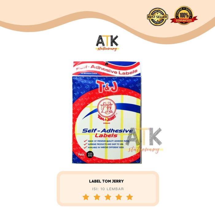 

Label Tom & Jerry No: 99,121,103,107 atk