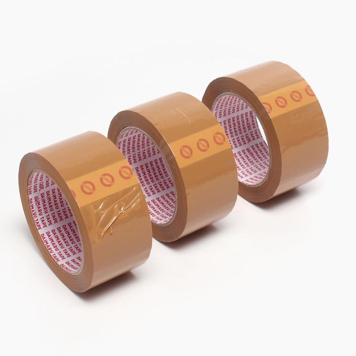 

GROSIR!!! Lakban Bening Coklat Daimaru 90 Yard ATK