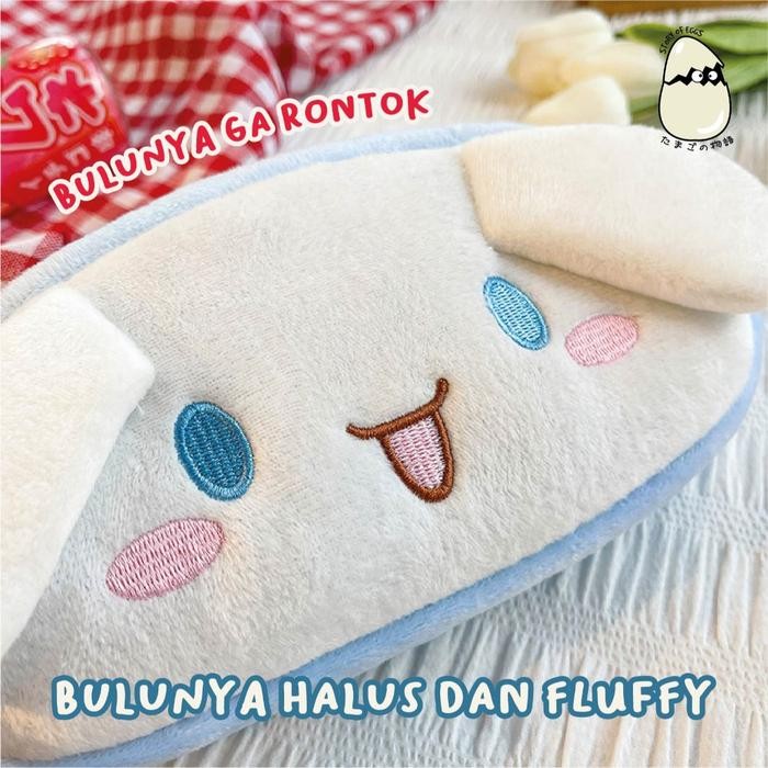 

Sanrio Fluffy Melody Cinnamon Kuromi and Cute Pencil Case Bulu l Kotak pensil besar Pouch Make Up