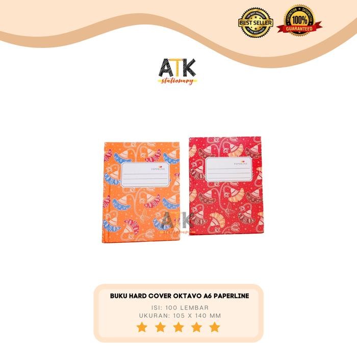 

Buku Oktavo (1/2 Kwarto) Hardcover Paperline 100 Lembar atk