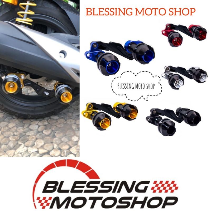 jalu pelindung knalpot pcx 150 pcx 160 frame slider pcx new