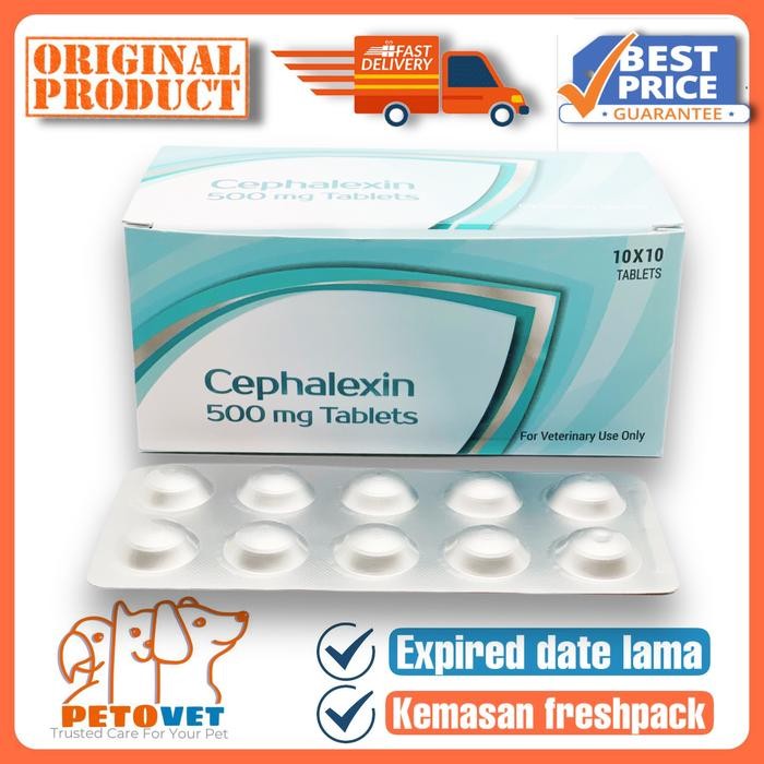 Calexin 500mg Antibiotik perstrip 10 tabs