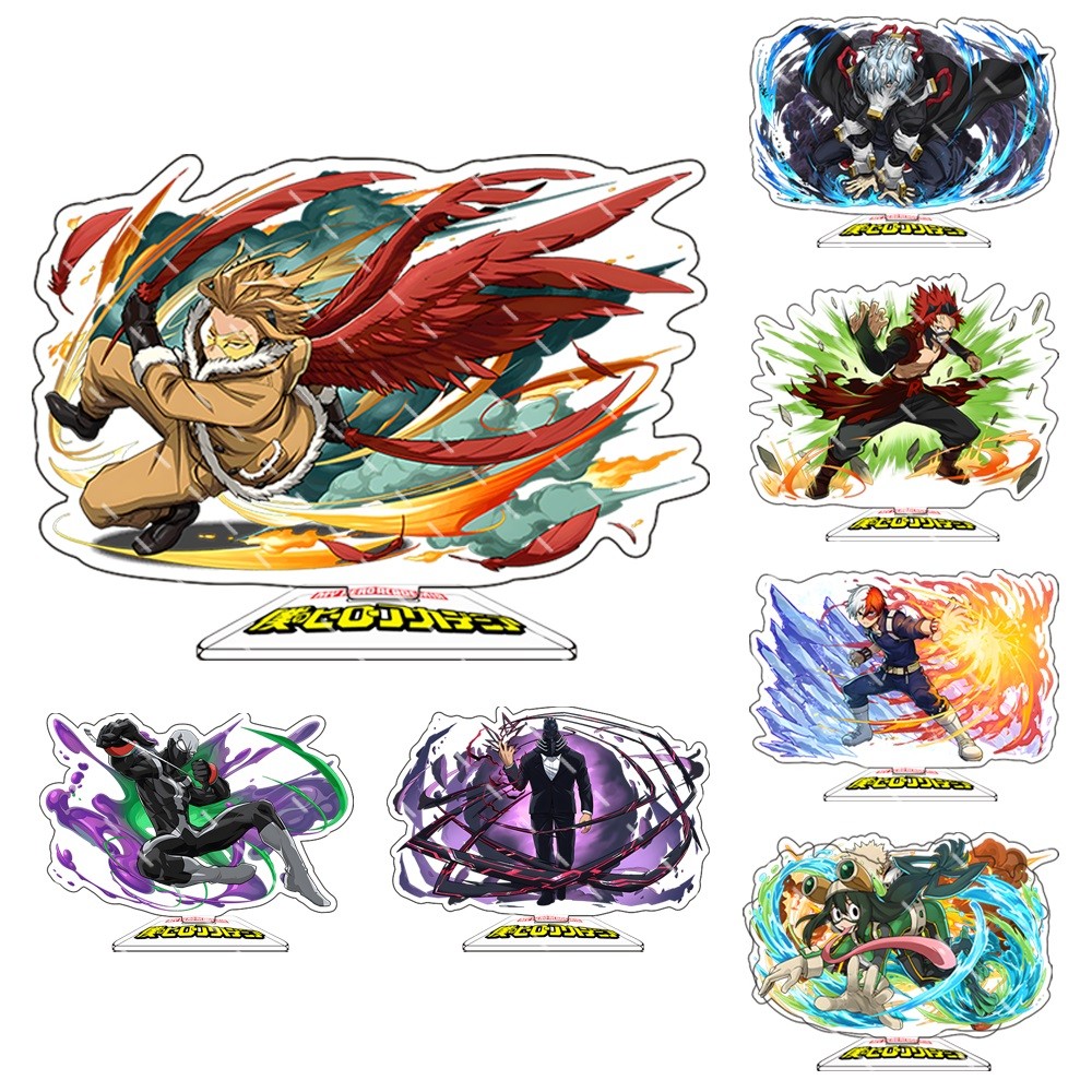 Anime My Hero Academia Tomura Shigaraki Himiko Toga Dabi Figure Doll Acrylic Stands Model Cosplay