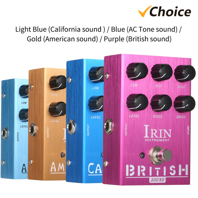 IRIN Mini Guitar Effect Pedal M-SHALL Speaker Simulator Cabinet Simulator Ten-band EQ Equalizer Guit