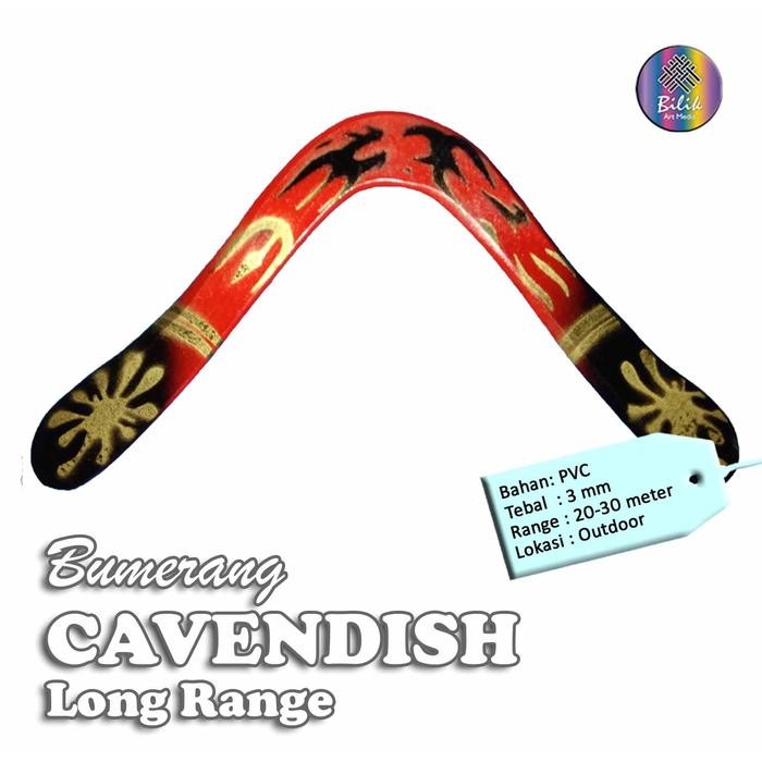 ASLI Bumerang Boomerang CAVENDISH Outdoor Mainan Tradisional Edukatif