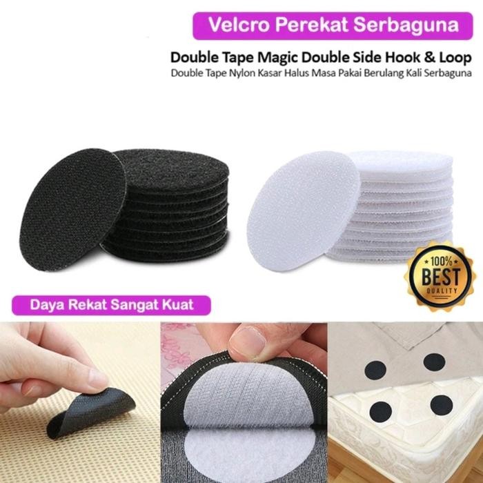 Tape Perekat Kain Karpet Selimut Keset Dua Sisi Tempel Sprei Anti Slip