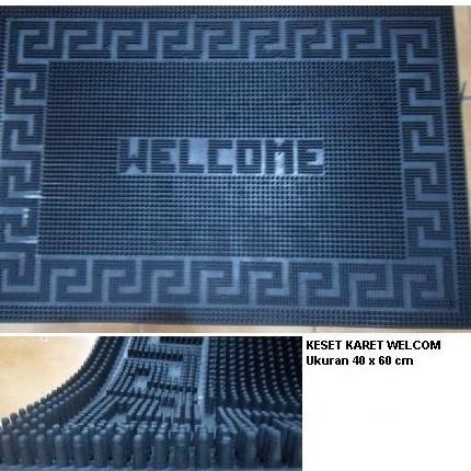 Kesed Alas Karet Anti Slip Bolong Kamar Mandi