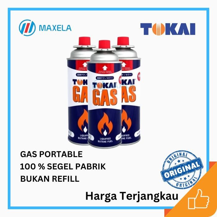 JTTOP" GAS PORTABLE TOKAI ORIGINAL / GAS TABUNG / GAS KECIL