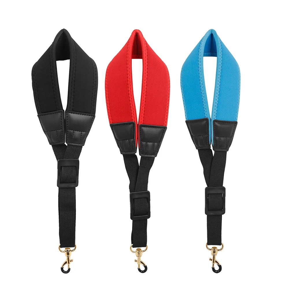Saxophone Shoulder Strap High Elastic Cotton  Nylon Decompression Neck Strap Adjustable One Shoulder