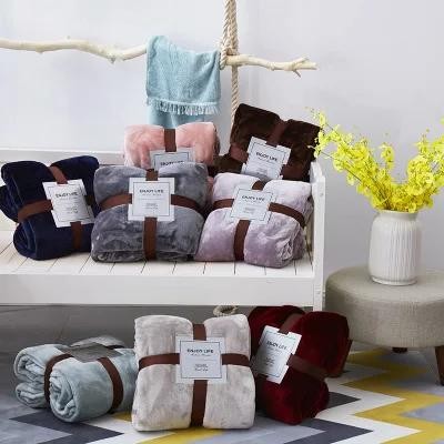 SELIMUT BULU POLOS 220*200cm BAHAN BULU FLANEL LEMBUT UKURAN SINGLE DEWASA - SELIMUT IMPORT