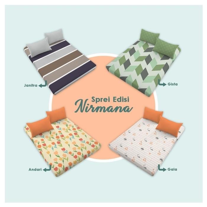 Sprei Deluxe Kintakun Bantal 4 - Ukuran 180x200