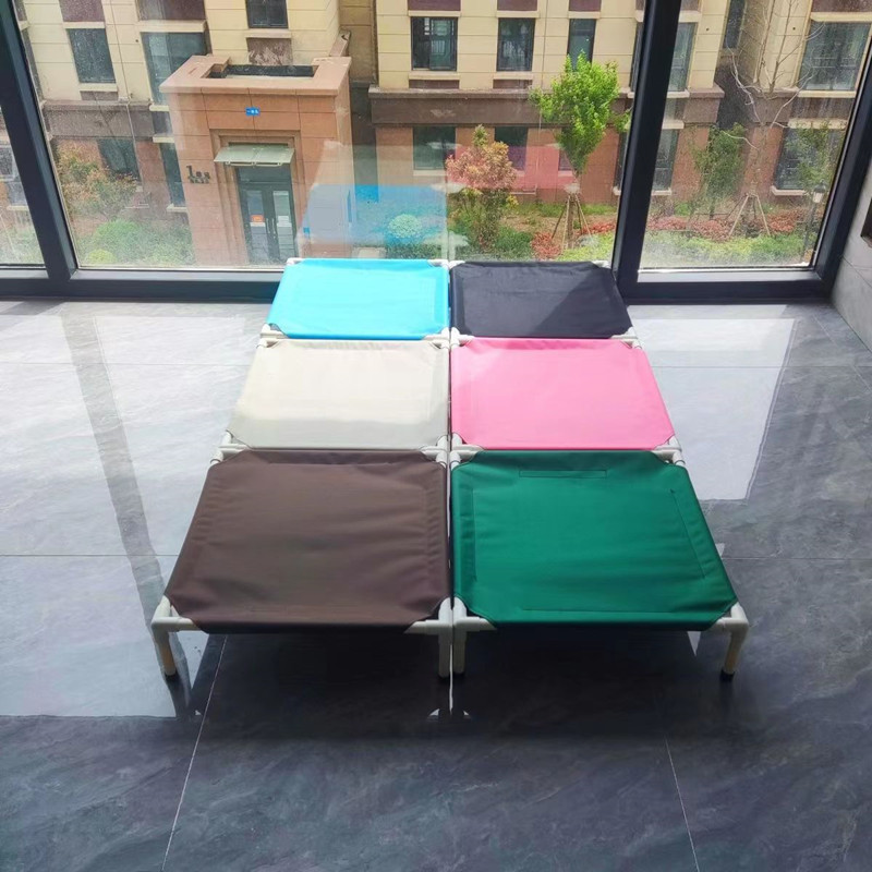 Pet Camping Bed Elevated Bed For Dogs Folding Puppy Camping Bed Cat House Portable Removable
