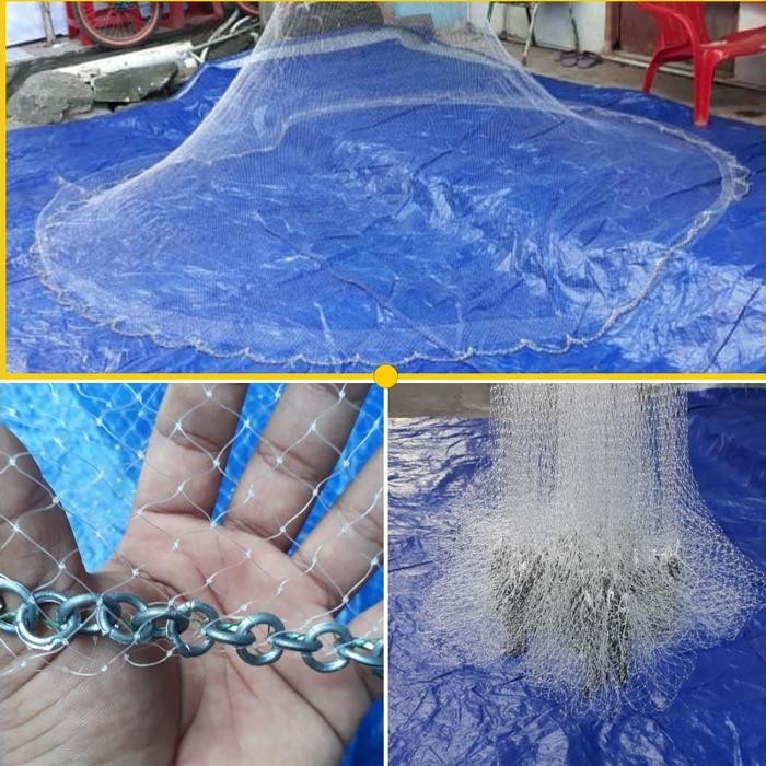 Jala 7Feet Ikan/Udang Lempar Senar