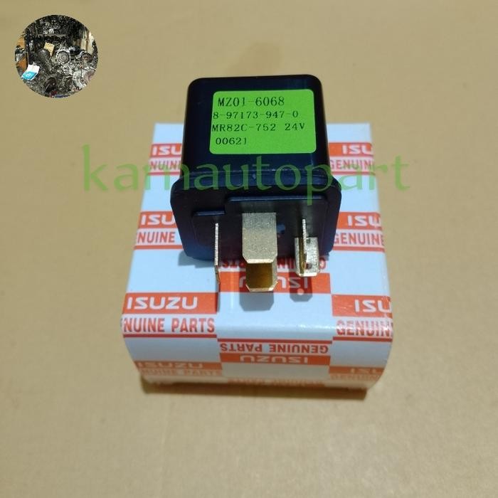 Relay Glow Plug / Relay Pemanas / Relay 24 Volt 5 Kaki / Isuzu Nkr71 / Nkr55-58 / 8-97173-947 Ready