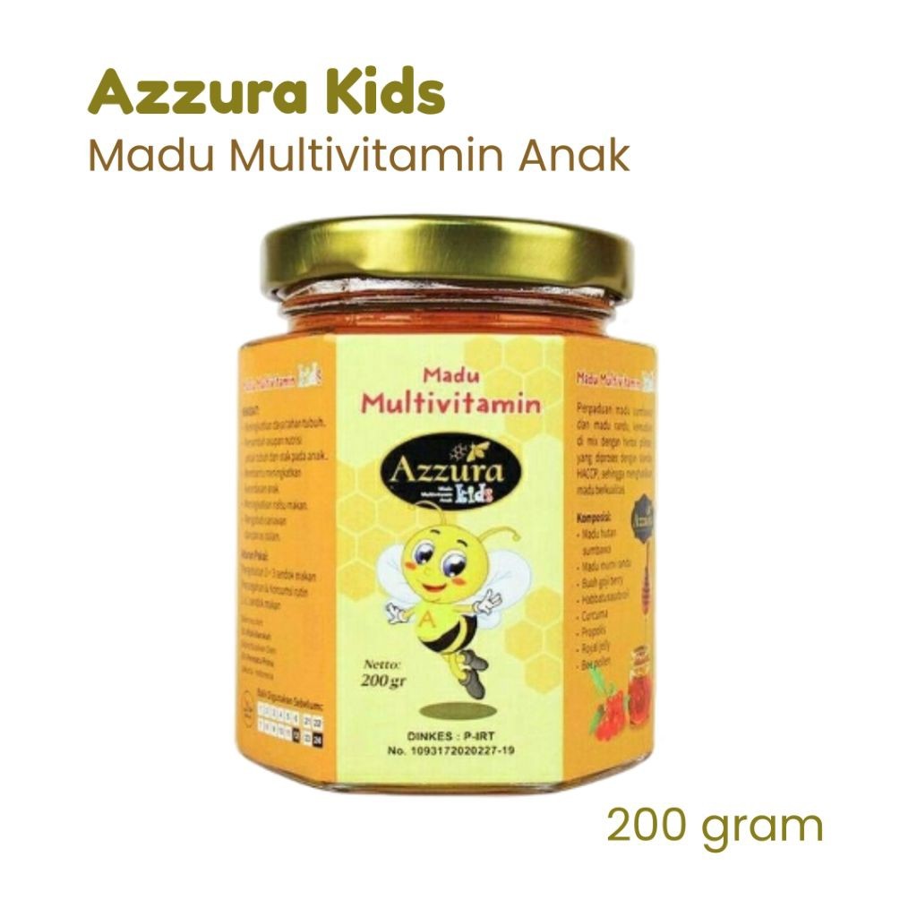 

Konter Makanan Madu Azzura Kids 200Gr Madu Multivitamin Anak