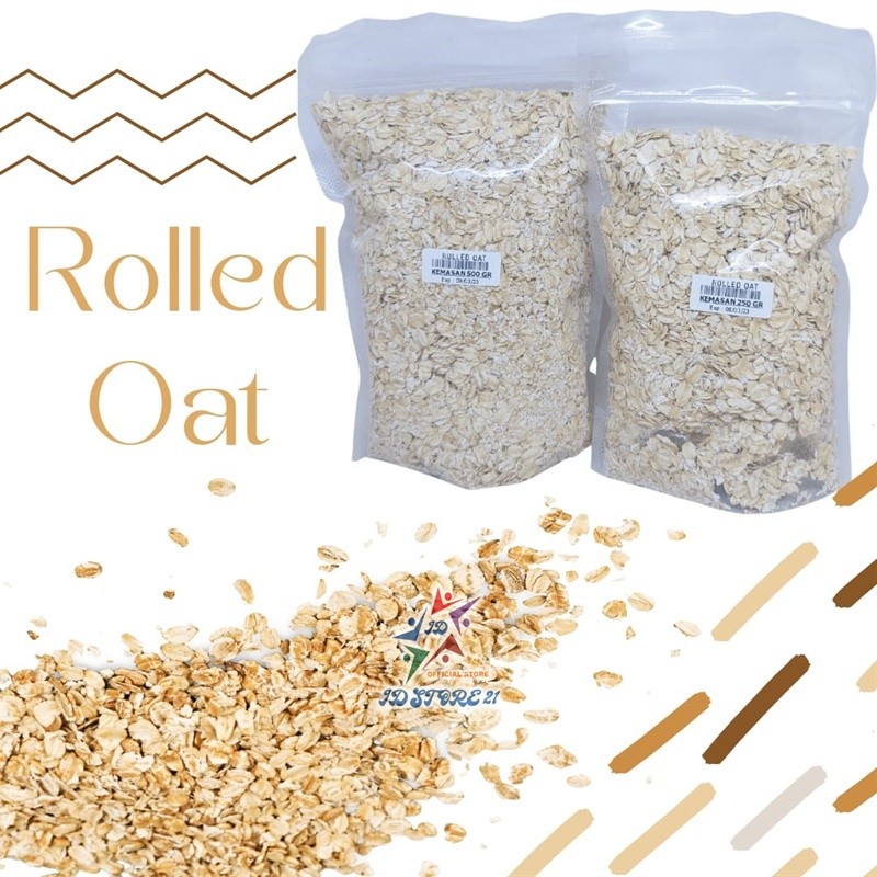 

Konter Makanan Organic Quick Rolled Oat / Oatmeal / Gandum