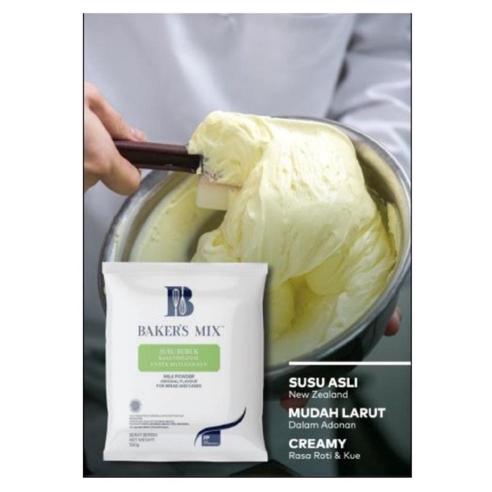 

Konter Makanan Baker'S Mix (Fontera) Susu Bubuk Full Cream Untuk Kue Dan Roti 500 Gr