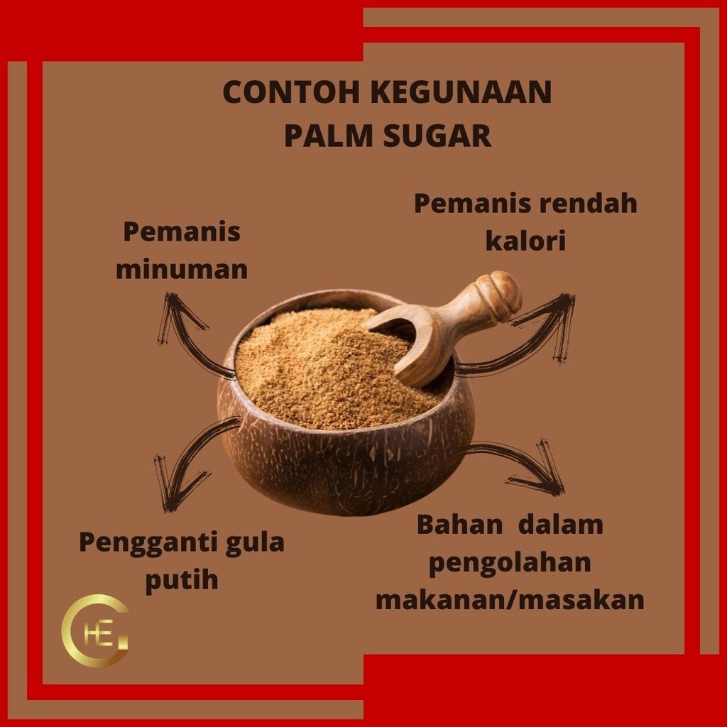 

Sensasi Lezat Palm Sugar Powder Organic Gula Aren Bubuk Murni Gula Semut Organik Halal Mui 500Gr -