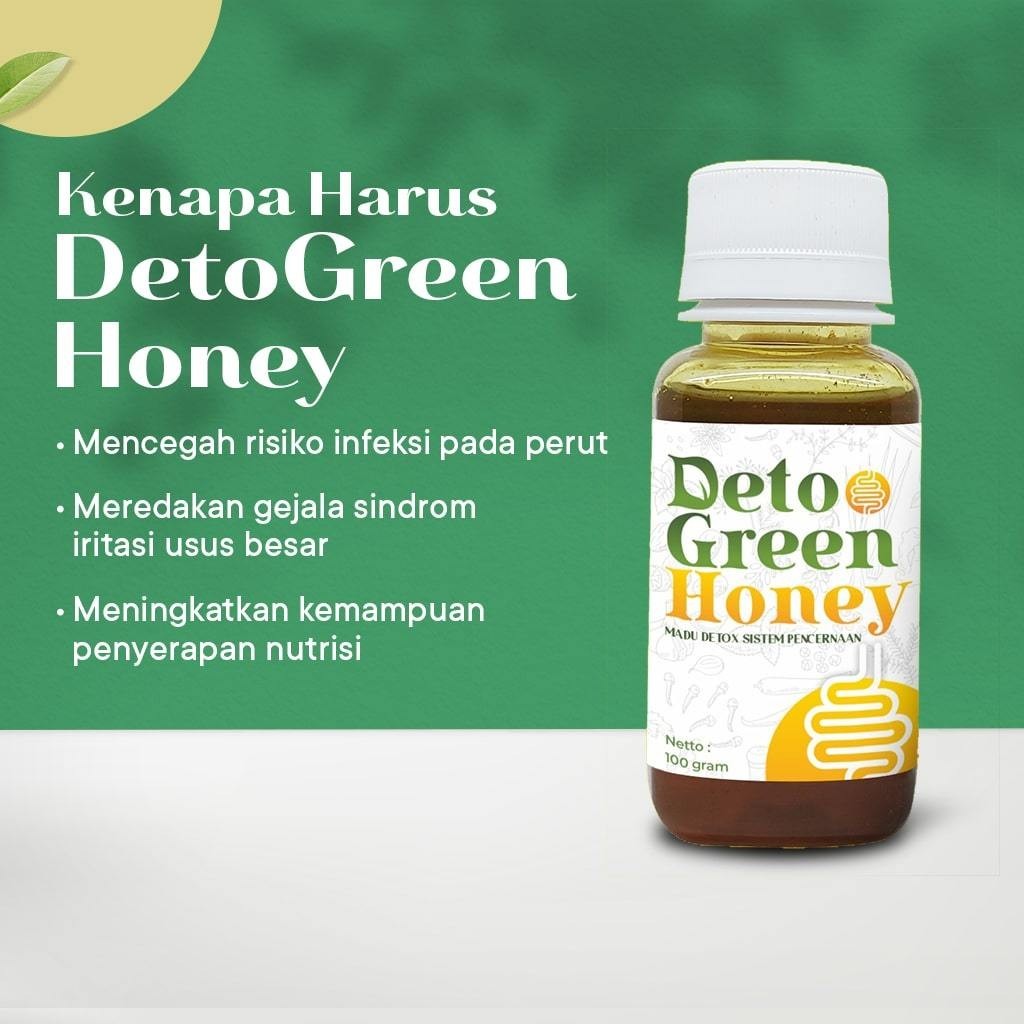 

Konter Makanan Detogreen 1 Botol Madu Detox Herbal 100 Gram