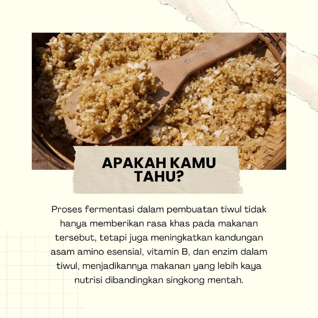 

Sensasi Lezat Tiwul Kebumen 1 Kilo (Isi 2 Bungkus) Tiwul Kering