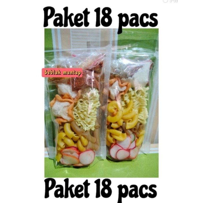 

Konter Makanan Seblak (Tanpa Jeruk) 18 Pacs