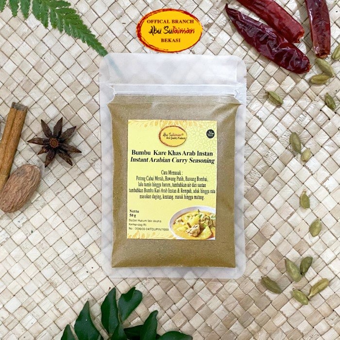 

Konter Makanan Bumbu Kari Madras Sachet / Arabian Curry Seasoning Abu Sulaiman 50Gr