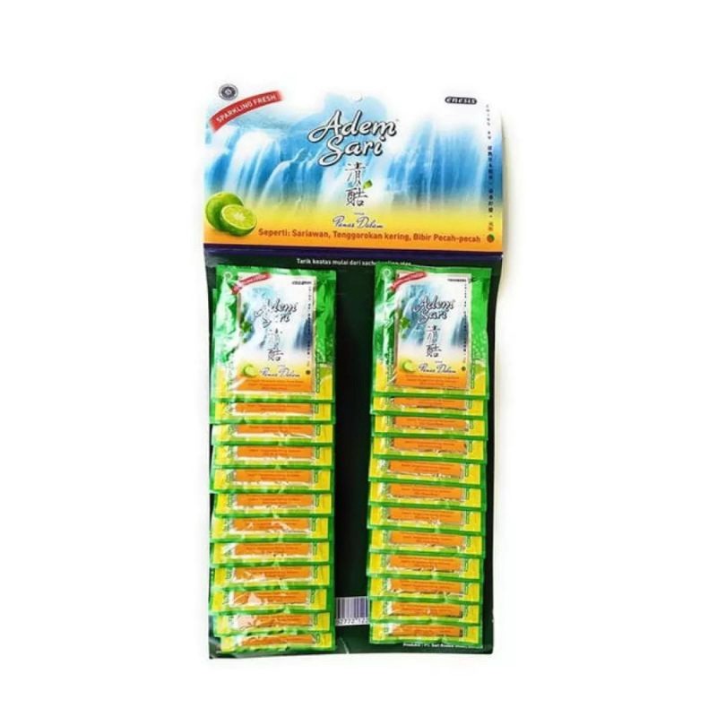 

Konter Makanan Adem Sari 1 Pak Isi 24 Sachet