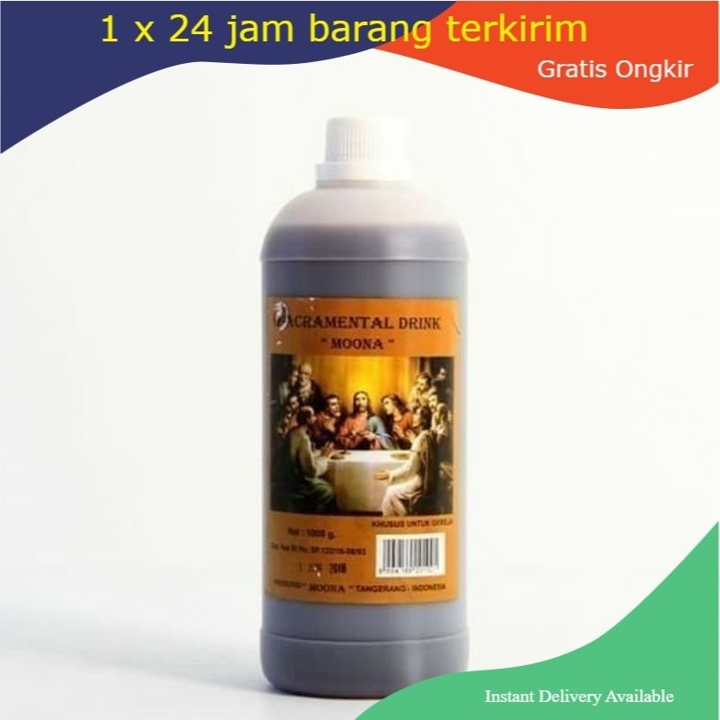 

Sensasi Lezat Anggur Perjamuan Kudus Moona 1 Liter Non Alkohol