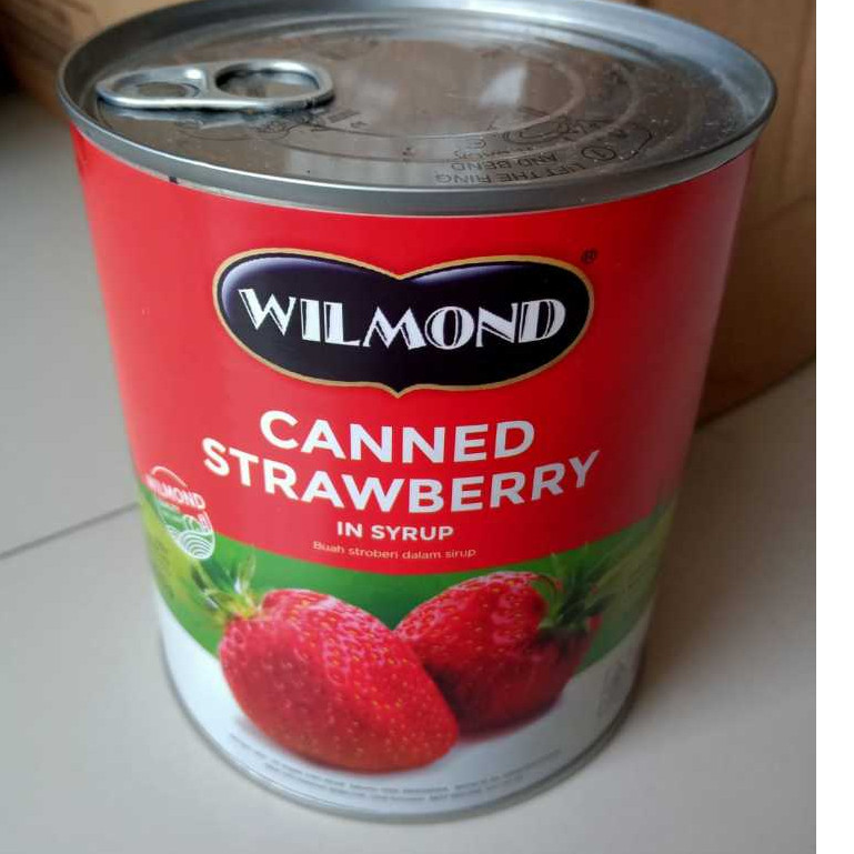 

Sensasi Lezat Wilmond Canned Strawberry In Syrup Buah Stroberi Dalam Sirup Buah Kaleng Import