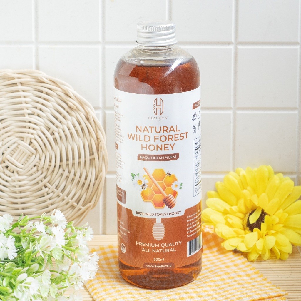 

Sensasi Lezat Healtiva Madu Hutan Murni Asli Original 500Ml Raw Honey Madu Hutan Murni Wild Forest