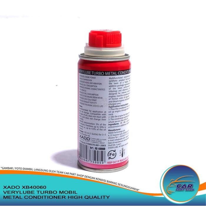 Xado Verylube Turbo Mobil Additive Oli & MetalConditoner