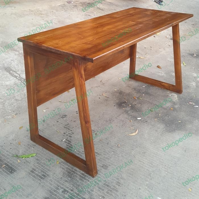 Meja Komputer, Meja Belajar, Meja Kerja, Meja Kayu Jati Belanda.
