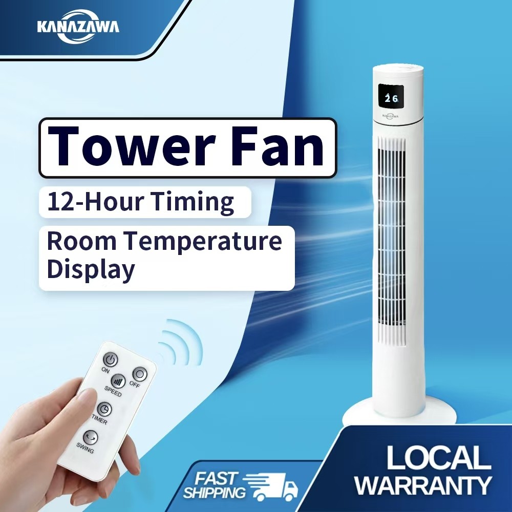 Tower Fan Kipas Angin Berdiri Kipas Angin Tower Suara Rendah/Hemat Listrik Untuk Ruangan Kecil