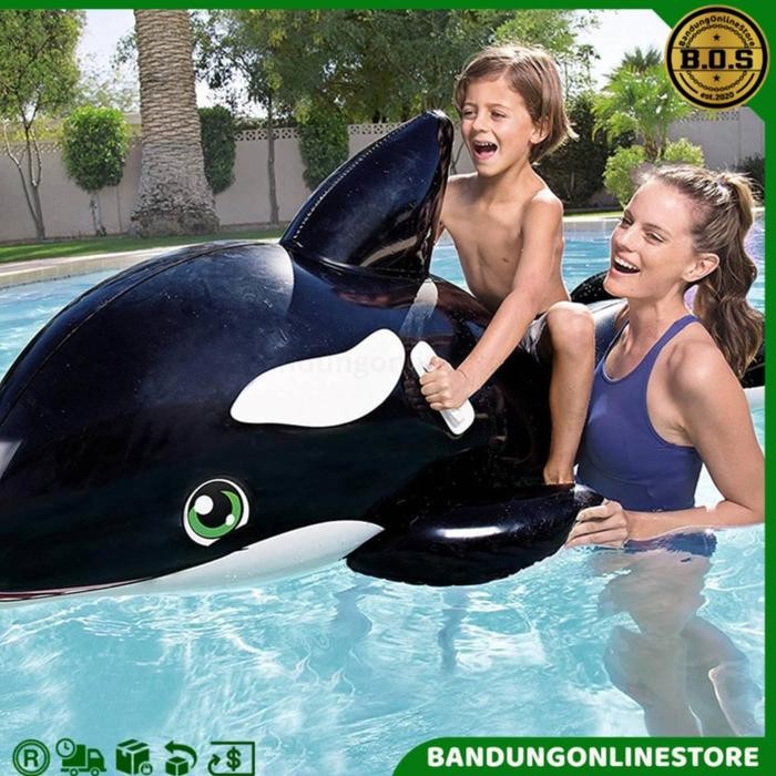 Ban Renang Anak Paus Lumba Lumba Pelampung Besar Bestway Jumbo Whale